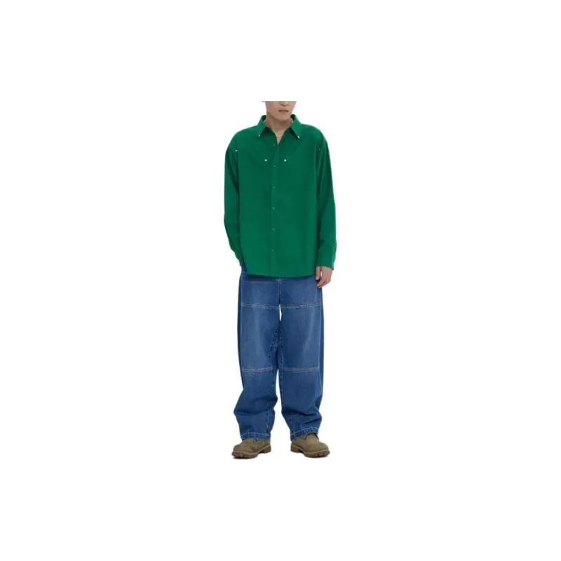 RMTCRW ROMANTIC CROWN FW24 Shirt Unisex Green-2
