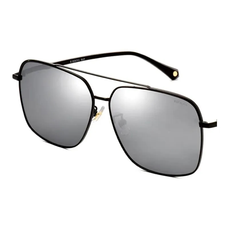 SEROVA Alloy Metal Irregular Shape Ink Lenses Unisex-5