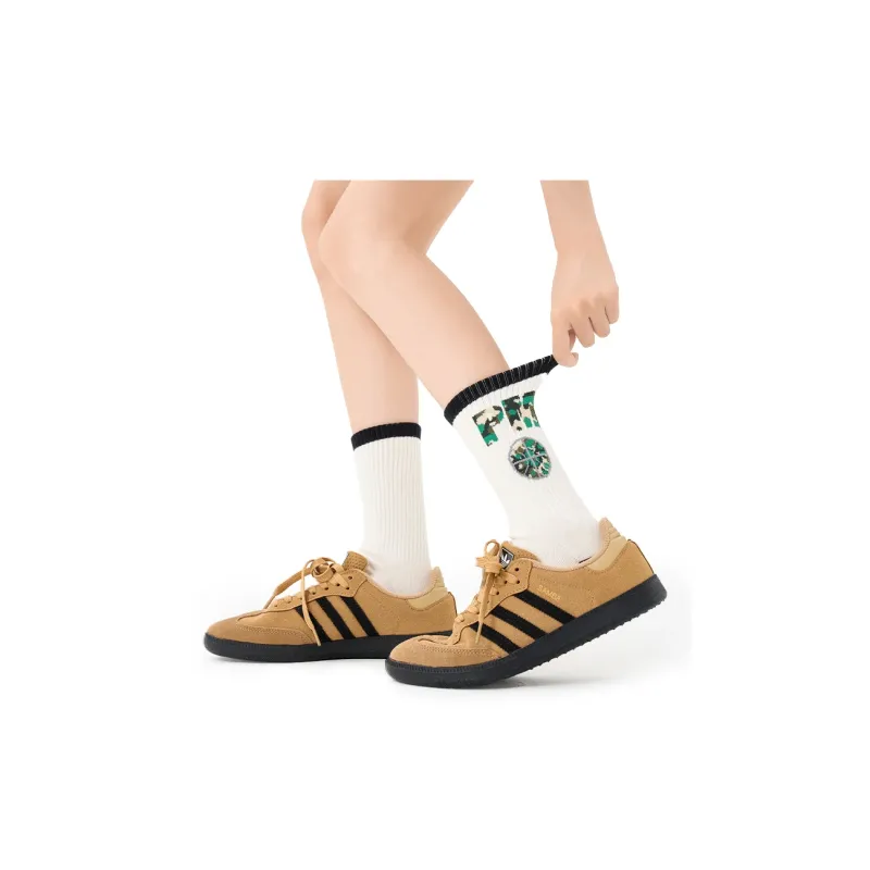 Primeet Mid Calf Socks Fall Unisex 5 Pack-29