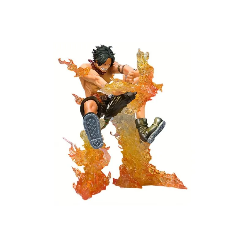 BANDAI Portgas D. Ace Figuarts Zero One Piece Battle Ver. Cross Fire Special Multicolor Edition Action Figures-1