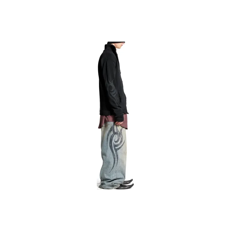 Balenciaga Y2K Zip Up Cardigan-4