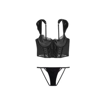 Victoria's Secret Underwear Set Women's Black