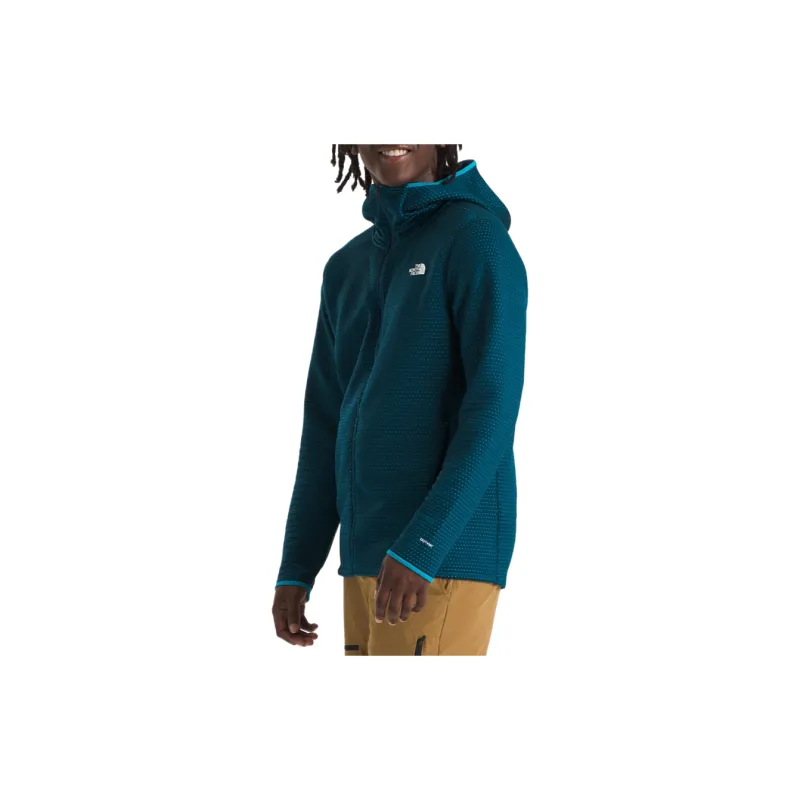 THE NORTH FACE DotKnit Thermal Full-Zip Hoodie Sweatshirt Men's Blue-3