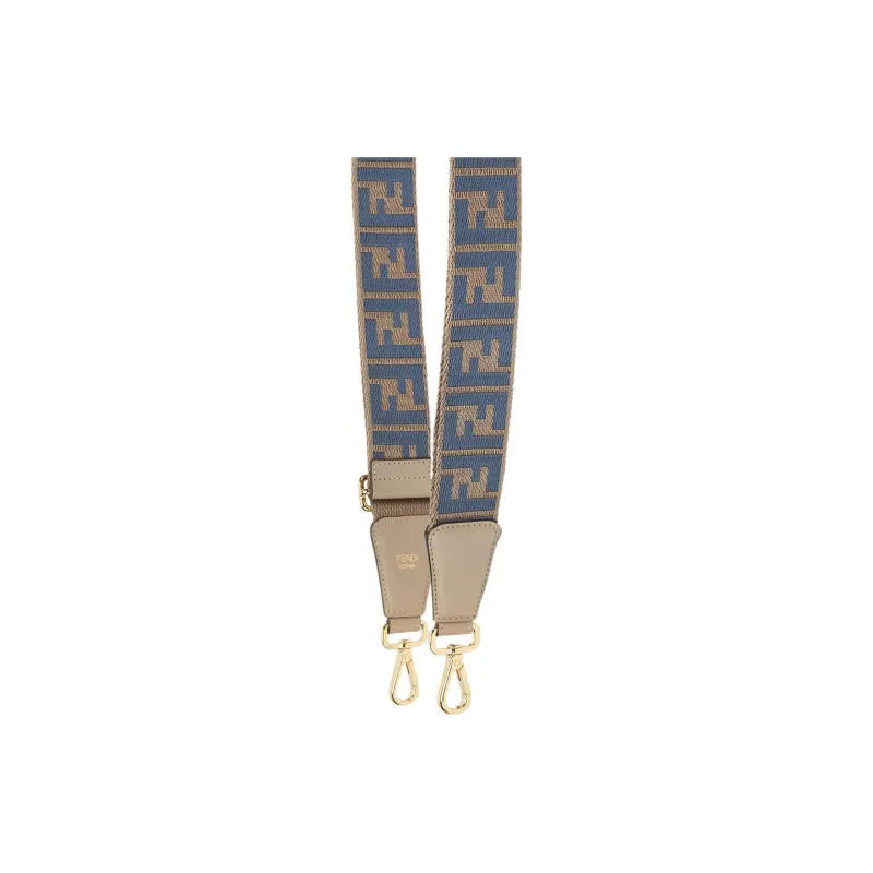 FENDI Polyamide Bag Shoulder Strap Women's Light Blue-1