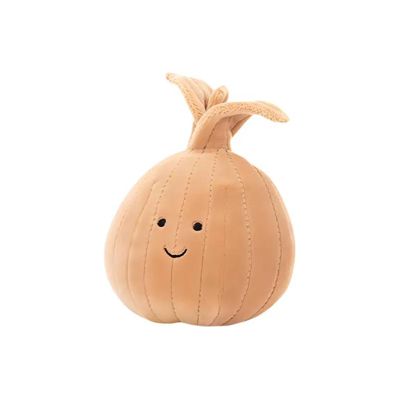 JELLYCAT Gourmet Collection Vegetable, Lively Onion Dolls Plush Doll 9cm Height-4