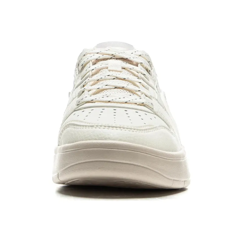 LiNing Acer Truncatum Cushioning, Slip Resistant, And Abrasion Resistant Low Top Skateboard Shoes Women's Ecru-4