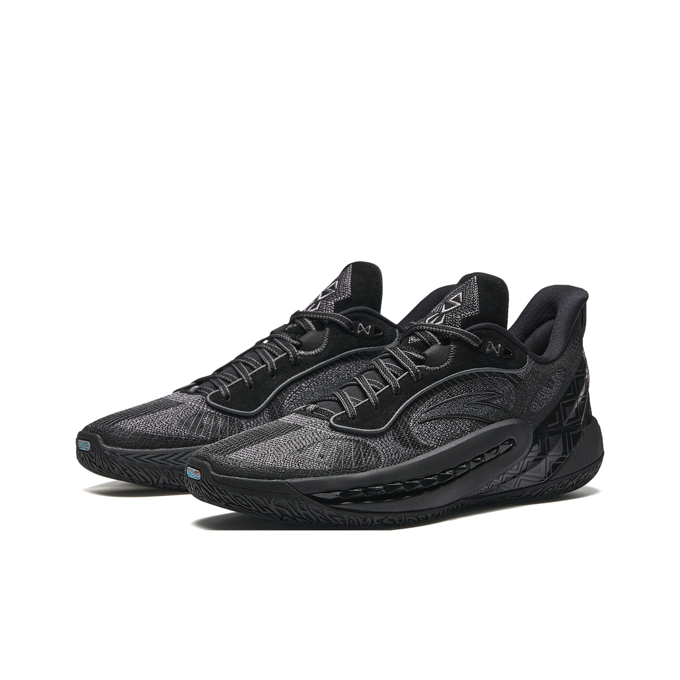 Anta Tide 6 PRO Triple Black Cushioning Wear Resistant Low