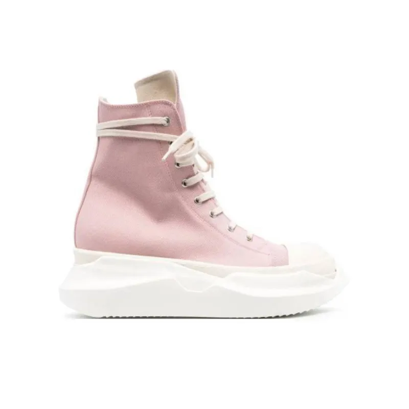 Rick Owens DRKSHDW High Top Stylish Skateboarding Shoes Men's Pink-1