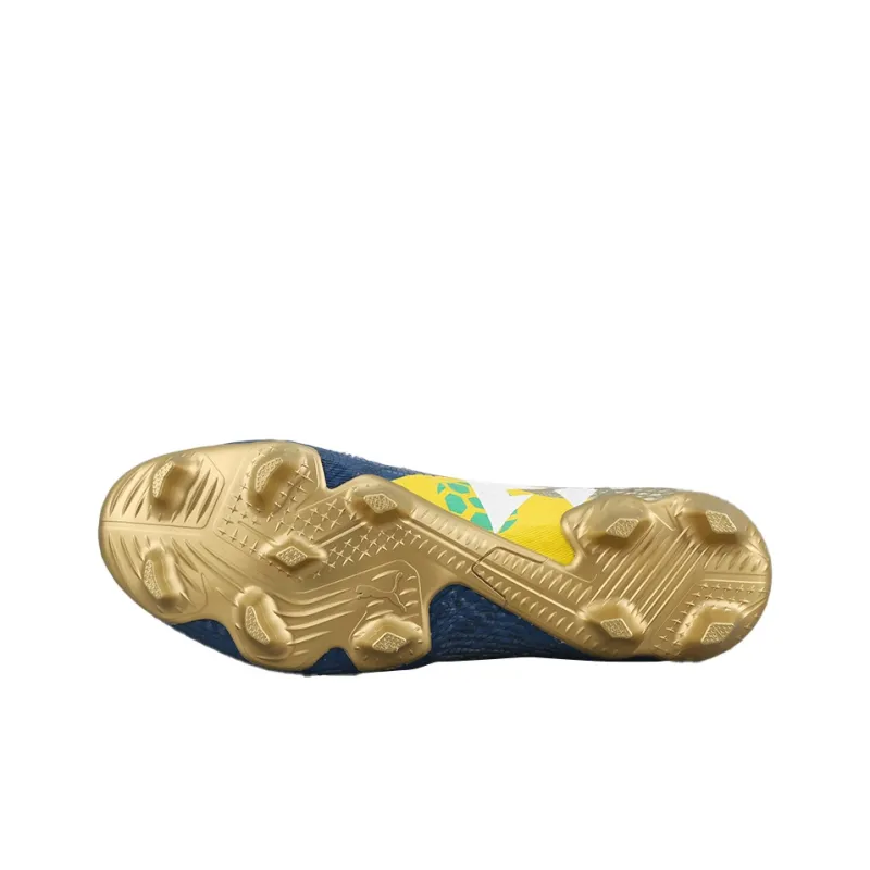 PUMA FUTURE 7 ULTIMATE Durable Breathable Soccer Shoes Men's Dark Gold-4