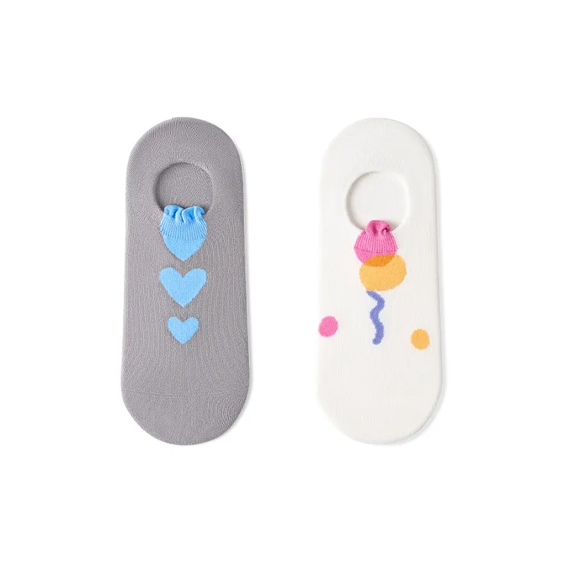 Primeet No Show Socks Summer Women's 5 Pack-24
