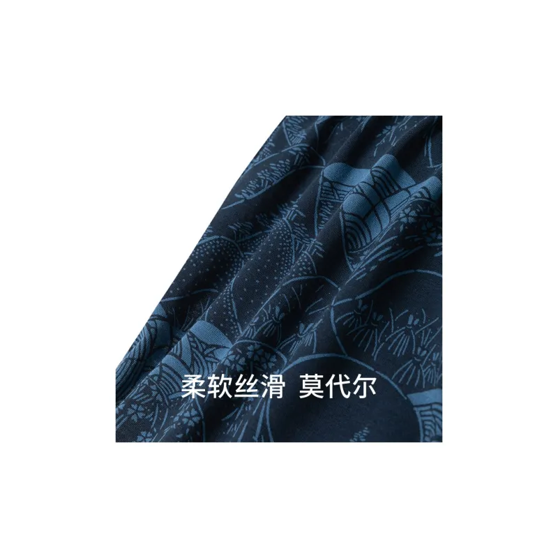 Shuya Underpants Men's 1 Pack Royal Blue-4