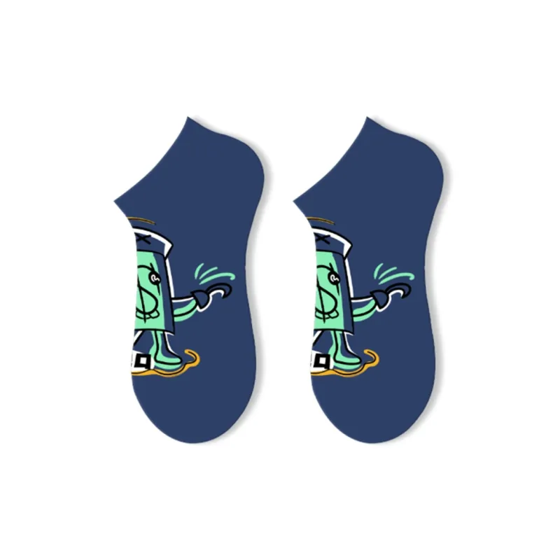 Primeet Ankle Socks Spring Summer Unisex 5 Pack-11