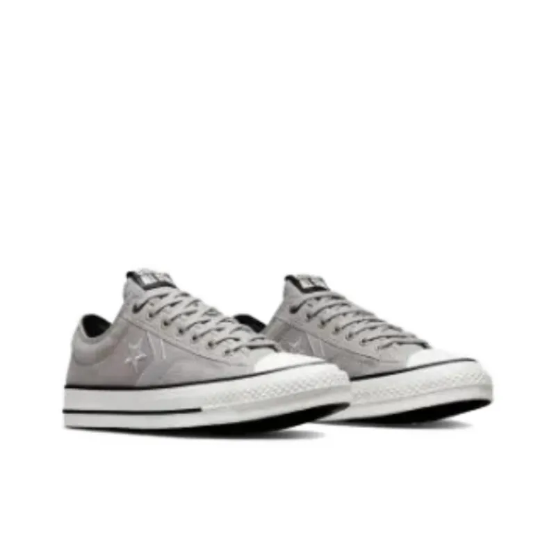 Converse Star Player 76 Anti Slip Wear Resistant Low Top Canvas Shoes Men's Gray-2