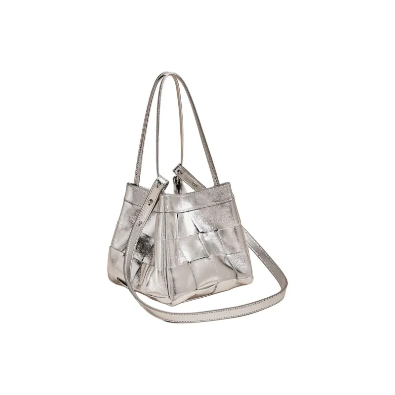 Marino Orlandi Synthetic Leather Bonded Cow Split Leather Handbag Small Size Women's Multicolor-37