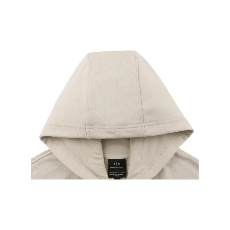 ARMANI EXCHANGE Striped Detailing Drawstring Hoodie-6