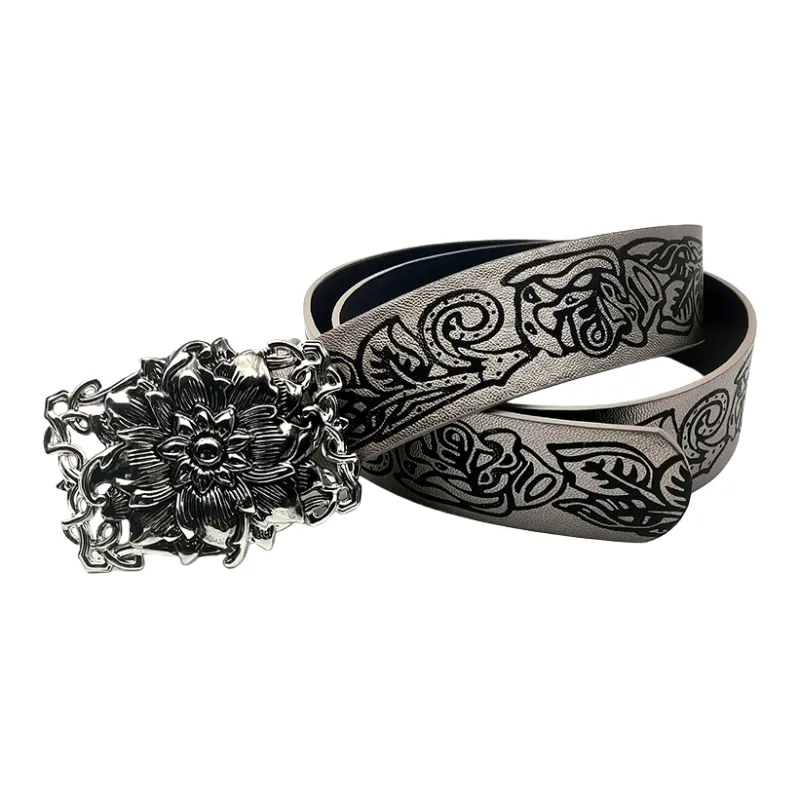 Emperor Penguin PU Artificial Leather Belts Unisex 3.8cm-0