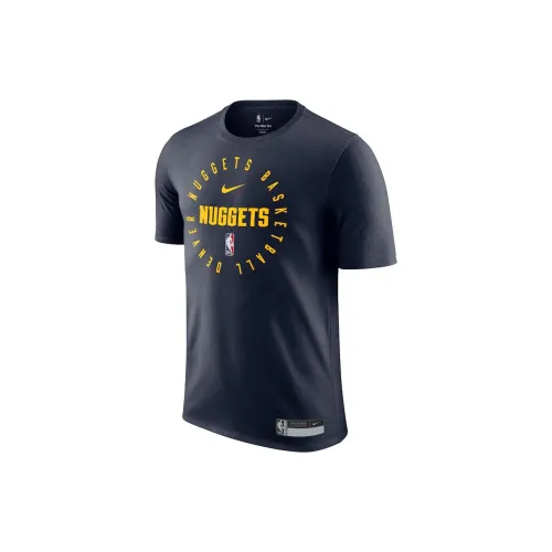 Nike Denver Nuggets T-Shirts Unisex Marine Blue