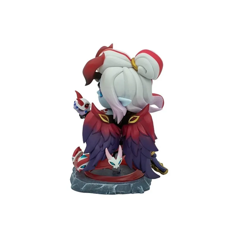 LEAGUE OF LEGENDS Darkspawn Sword Demon Aatrox, The Darkin Blade, Of The Scarlet Moon Chibi Figures-2