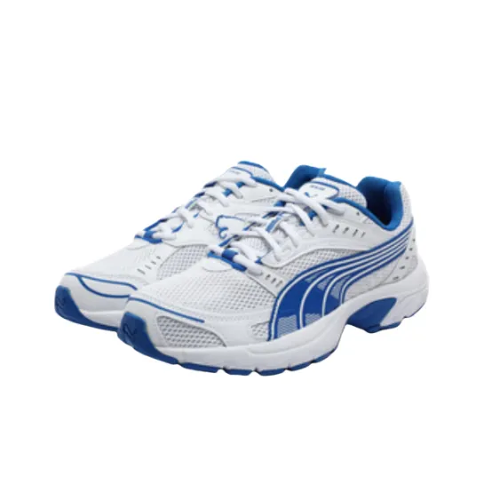 PUMA Axis Anti Slip Wear Resistant Low Top Casual Shoes Unisex White Blue-5