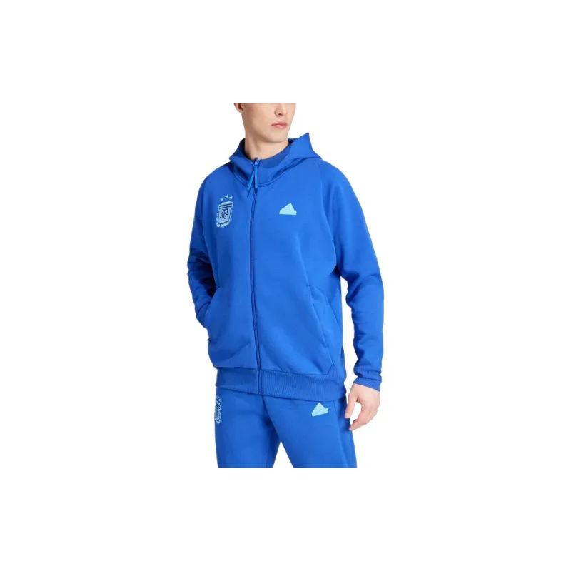 Adidas Argentina Team Jackets Coats Men's Cobalt Blue-3
