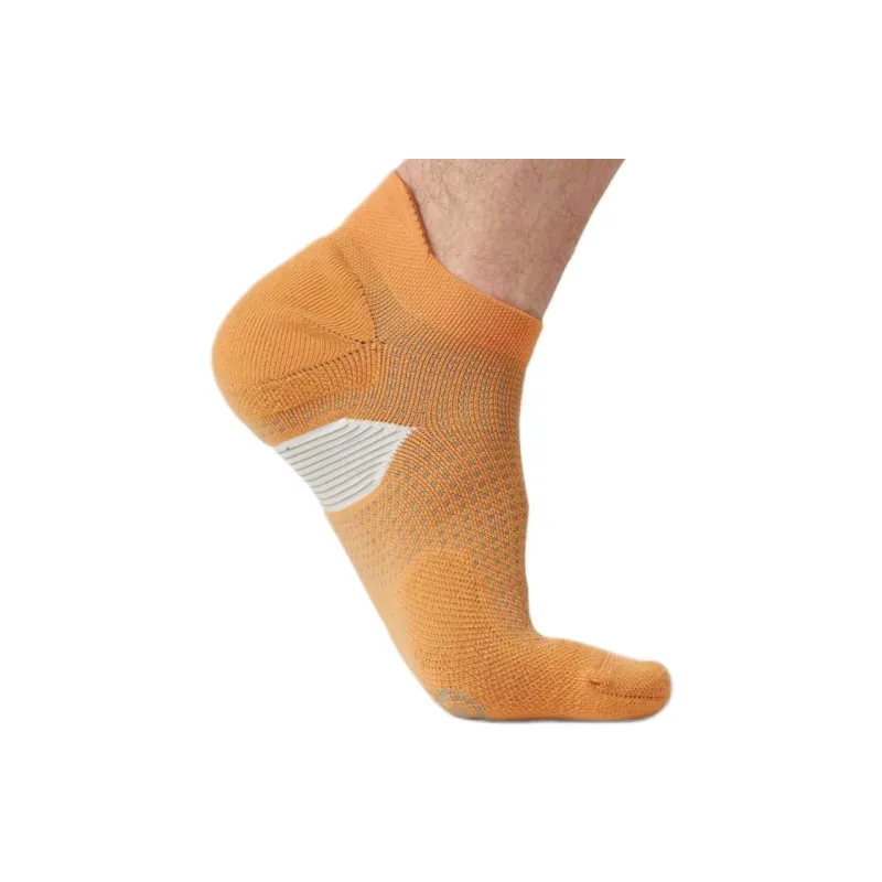 Lululemon T.H.E. Tab *Silver Ankle Socks Men's Emperor Orange/River Stone Color-3