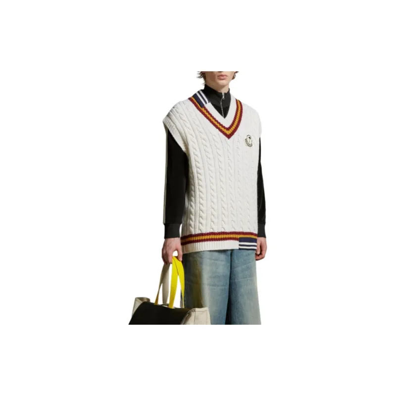 MONCLER GENIUS Moncler X Palm Angels V Neck Gliet-4