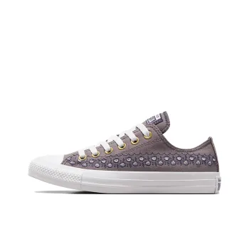 Converse Chuck Taylor All Star Anti-Slip And Wear-Resistant Lightweight Low-Top Canvas Shoes Women's Purple
