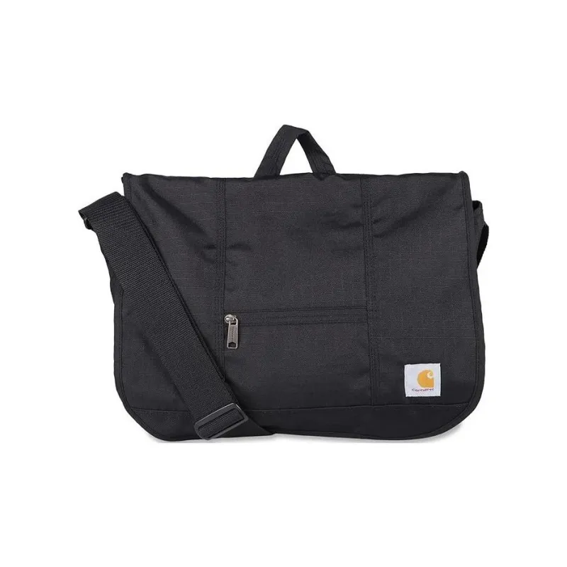 Carhartt WIP Polyester Messenger Bag Portable Crossbody Bag Shoulder Bag Regular Unisex Black-1