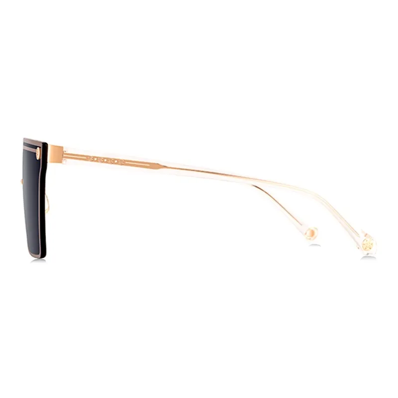 SEROVA Plate Frame Square Sunglasses Unisex-5