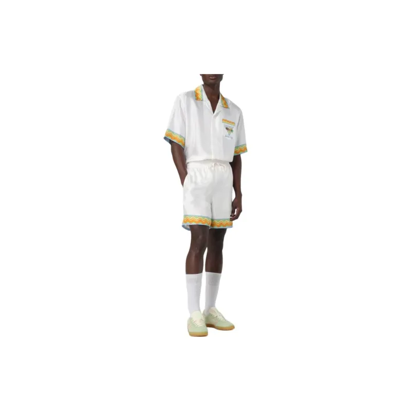 CASABLANCA Afro Cubism Tennis Club Shirt-1