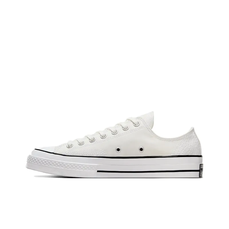 Converse Chuck 70 Anti Slip Wear Resistant Low Top Skateboard Shoes Unisex Ecru-1
