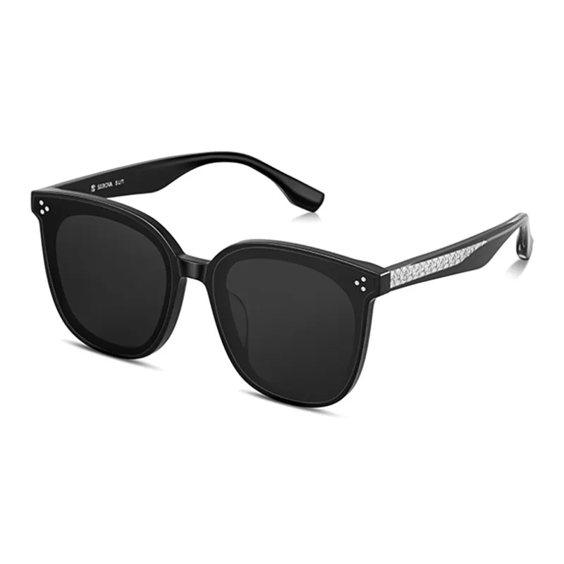 SEROVA Plate Frame Square Sunglasses Unisex-4