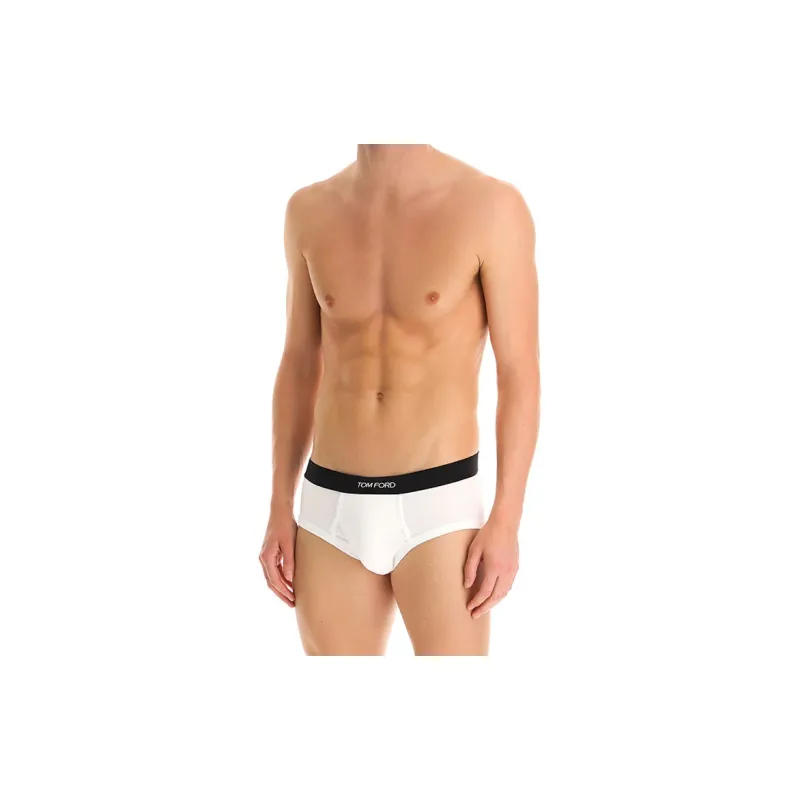 TOM FORD Pack Of Two Logo Waistband Briefs-3