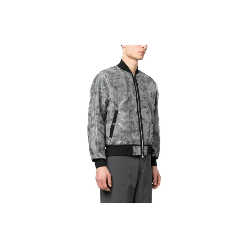 STONE ISLAND Zipped Bomber Jacket-3