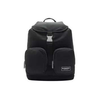 Burberry Polyamide Backpack Small Size Unisex Black