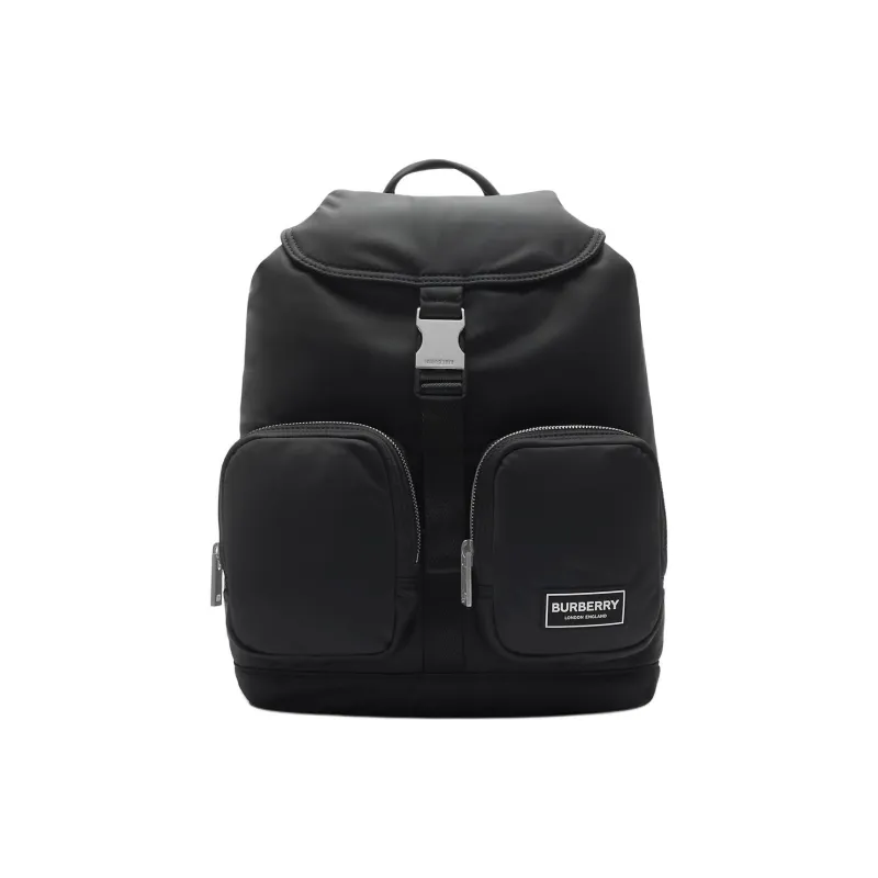 Burberry Polyamide Backpack Small Size Unisex Black-0