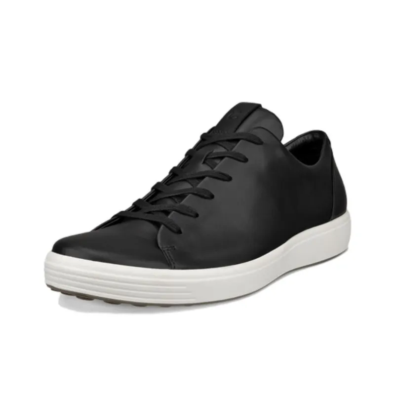 Ecco Soft 7 Abrasion Resistant Low Top Skateboard Shoes Men's Black-2