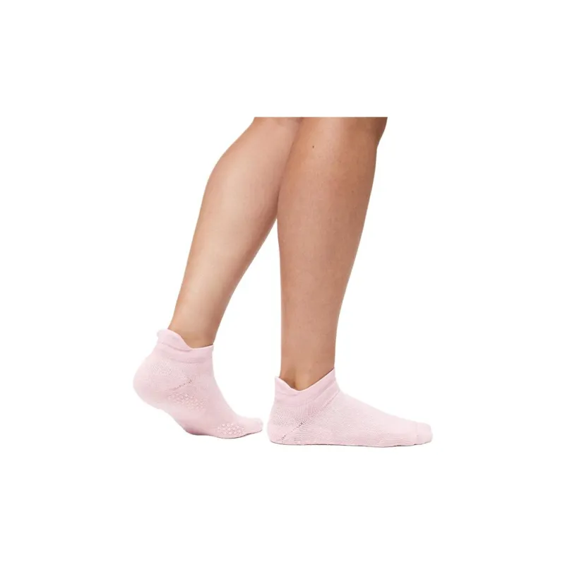 Lululemon Get A Grip Studio Ankle Socks Women's 1 Pack Light Pink White-3