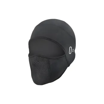 TANLU Riding Equipment Pullover Face Masks Outdoor Sports Unisex High Stretch Ice Silk Fabric 20*24CM Black