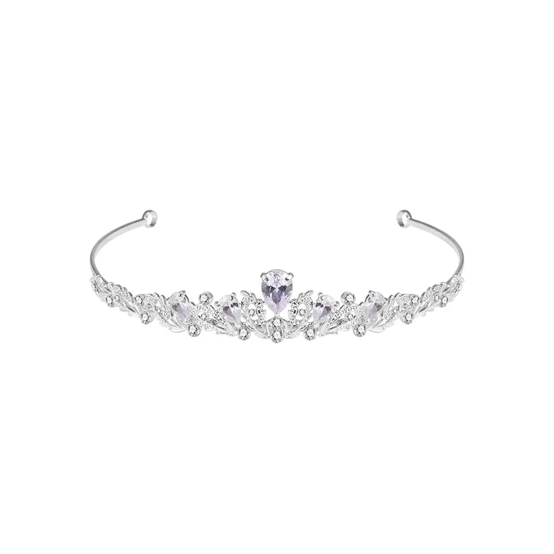 NICERURU Zircon Alloy Headbands Women's-0