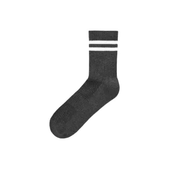 COS Mid-Calf Socks Men's 1 Pack Gray/White