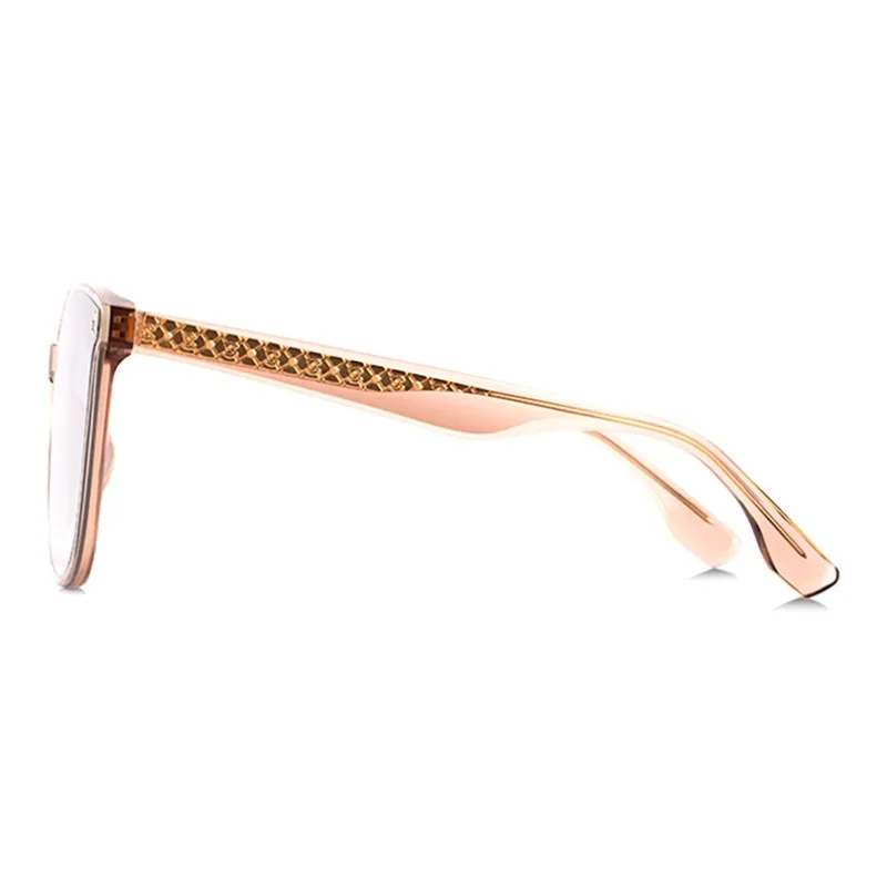 SEROVA Plate Frame Square Sunglasses Unisex-2