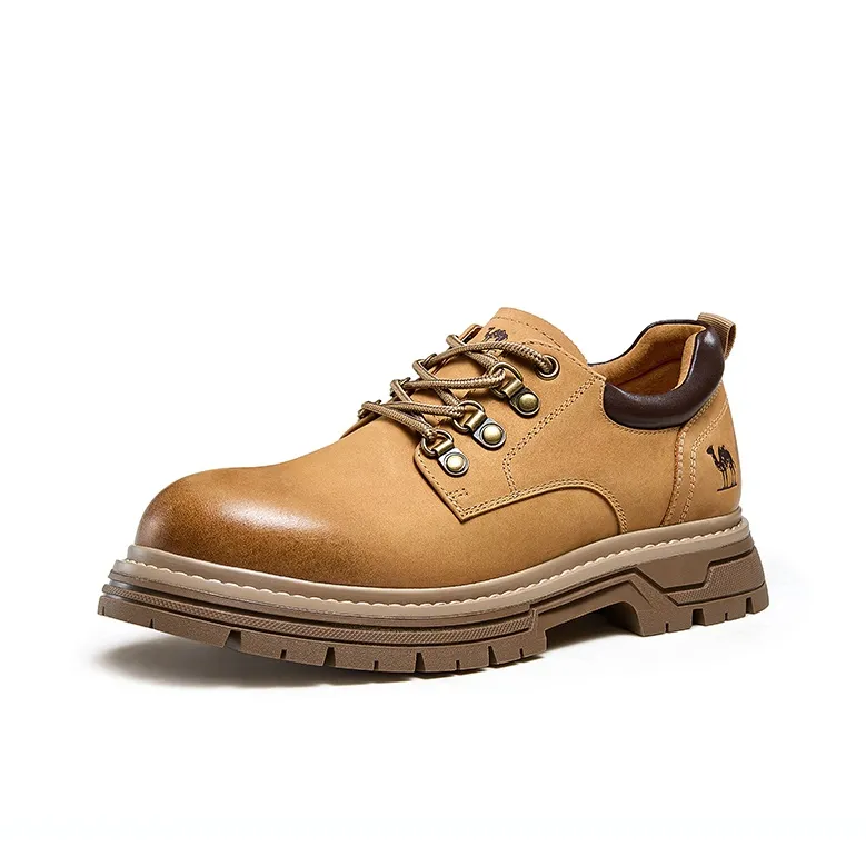 CAMEL Men's Casual Shoes Men Low Top Desert Yellow, Non Enzyme Brown-1