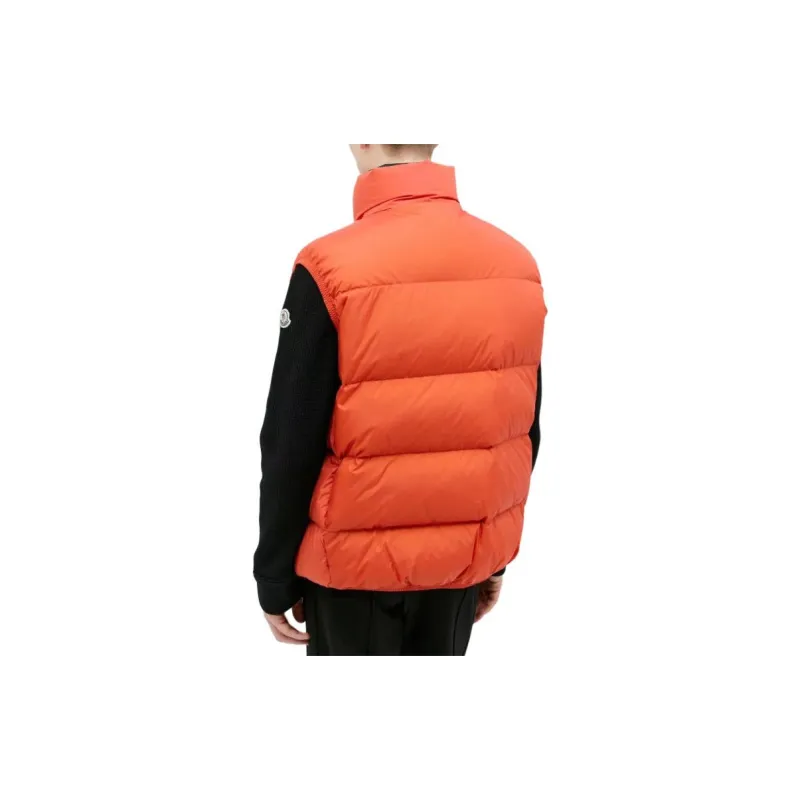 Moncler Logo Patch Zip Up Vest-1