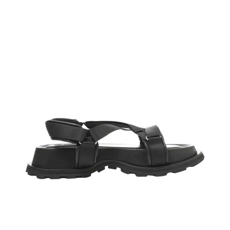 JIL SANDER One Strap Sandals Men's Black-1