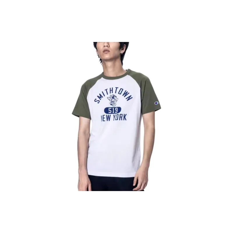 Champion T-Shirt Japan Version Unisex Olive Green-5