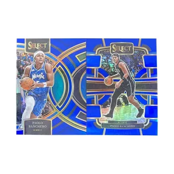 PANINI SELECT Banchero Blue Fold Special Card Silver Fold Player Card Product Access Sports Cards 1 Pc