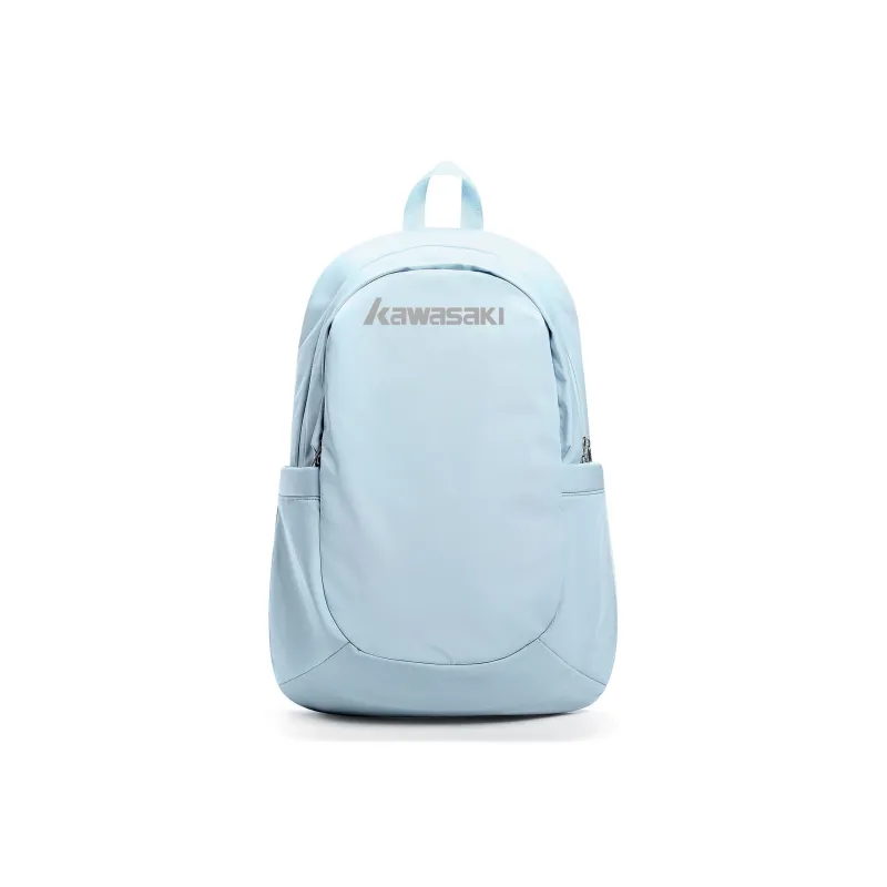 Kawasaki Nylon Fitness Backpack Unisex Light Blue/Black/Ecru-1