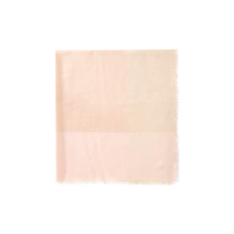 Loro Piana Mulberry Silk Cashmere Knit Scarves Women's Pink-2