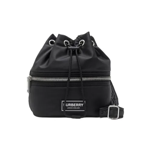 Burberry Polyamide Bucket Bag, Shoulder Bag, Crossbody Bag Women's Black